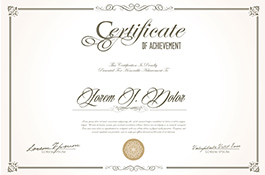 Certificate #1