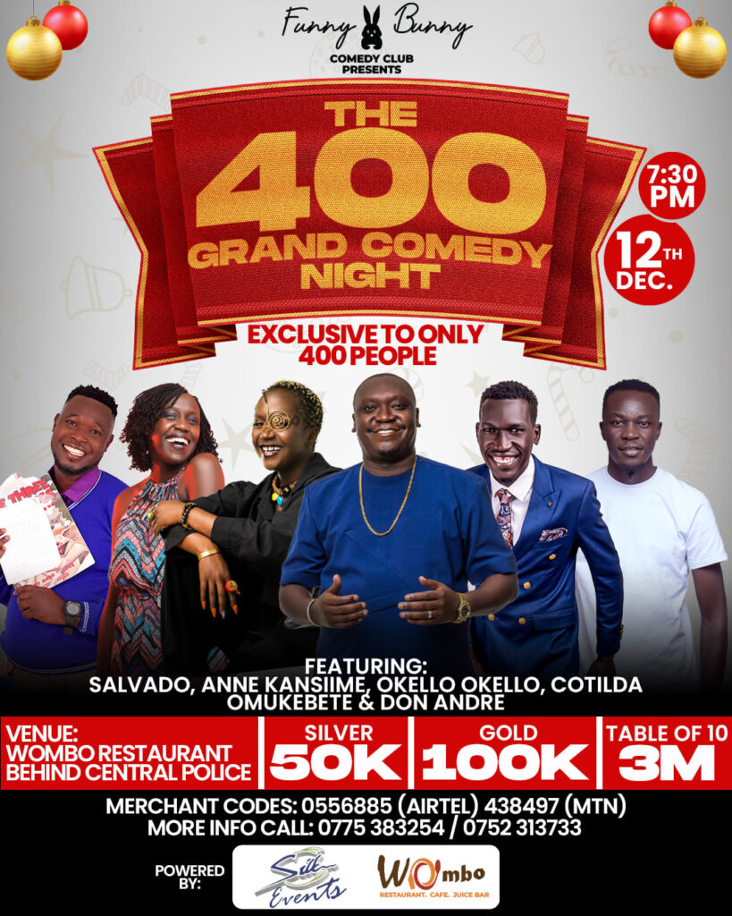 THE 400 GRAND COMEDY NIGHT ARTWORK